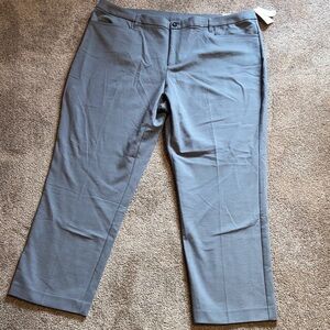 CJ Banks Christopher & Banks Women's Gray Perfect Pant Trouser NEW  Size 22W
